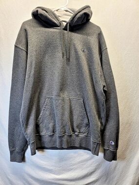 Champion Reverse Weave Pullover Hoodie Gray XL